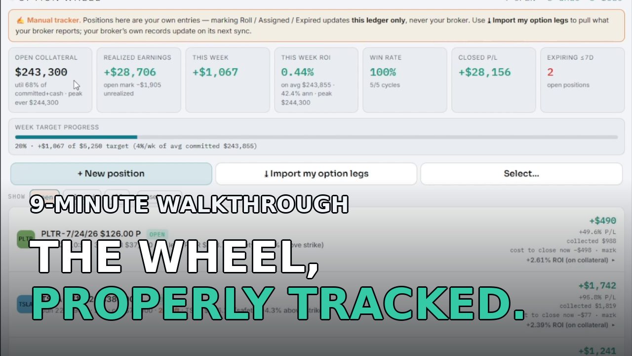 Wheel tracker walkthrough video